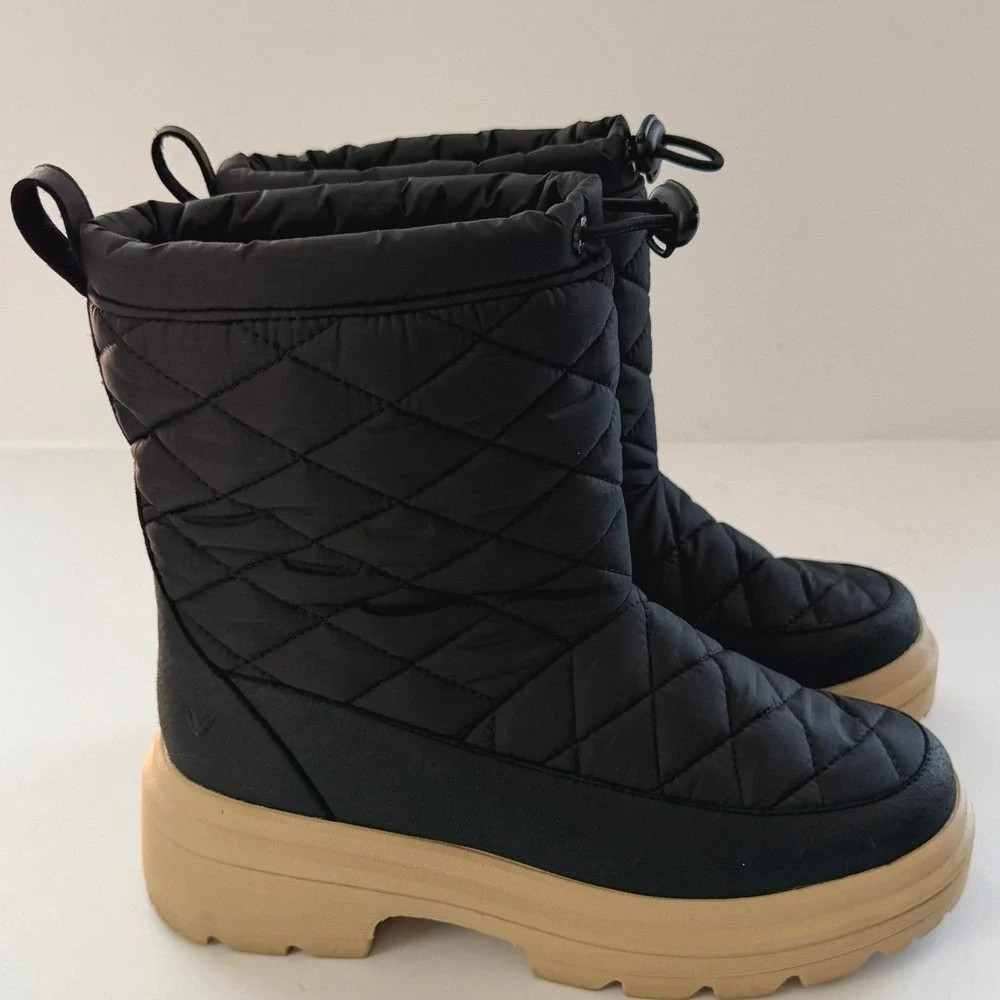 Vivaia Theo Quilted Waterproof PufferTherm Mid-Calf Boots Womens 6.5 EU 37 Warm